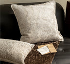 Bento Bouclé Lumbar Cushion - Warm Grey