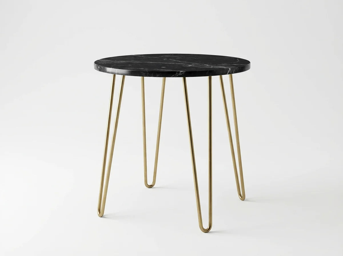 Noir Marble Side Table