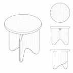 Lucy Lamp Table - Oak Natural