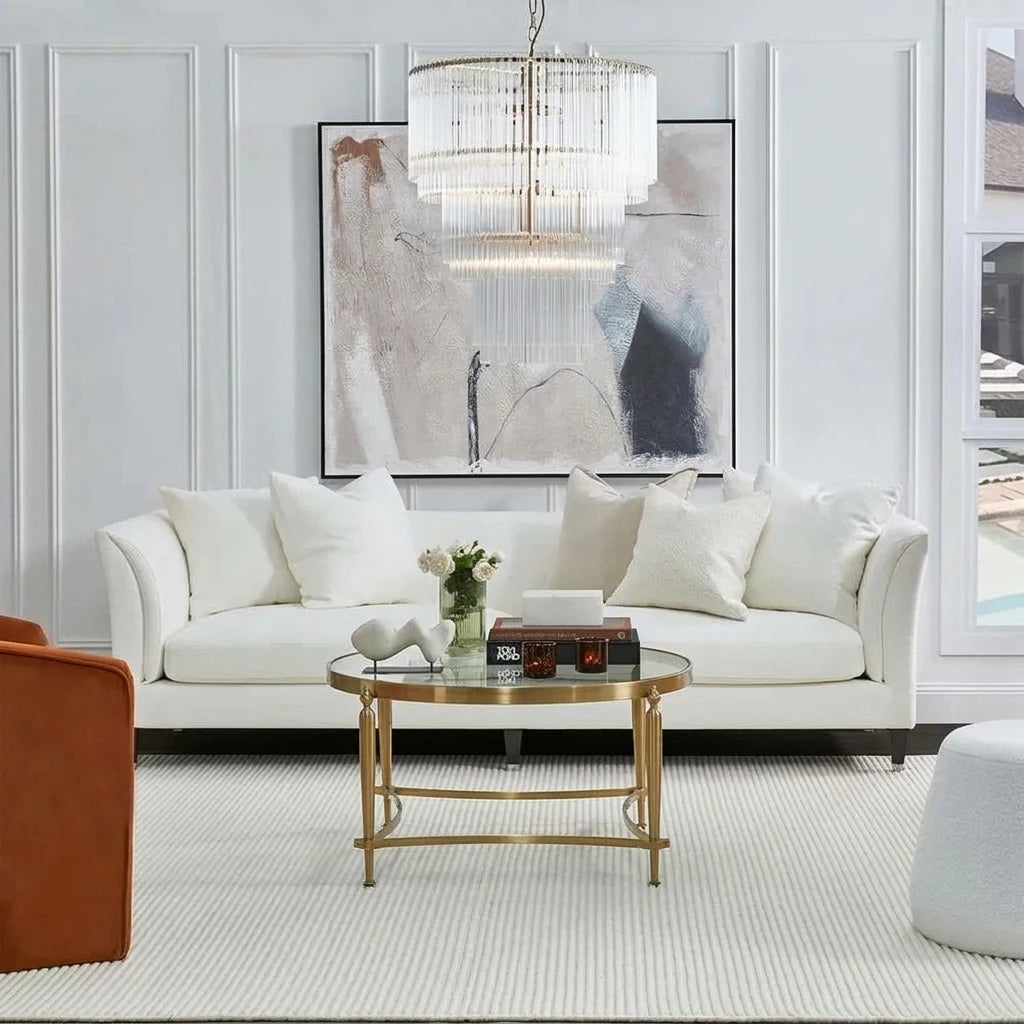 Tailor 3 Seater Sofa - Ivory Linen