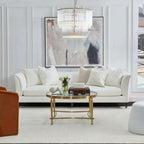 Tailor 3 Seater Sofa - Ivory Linen