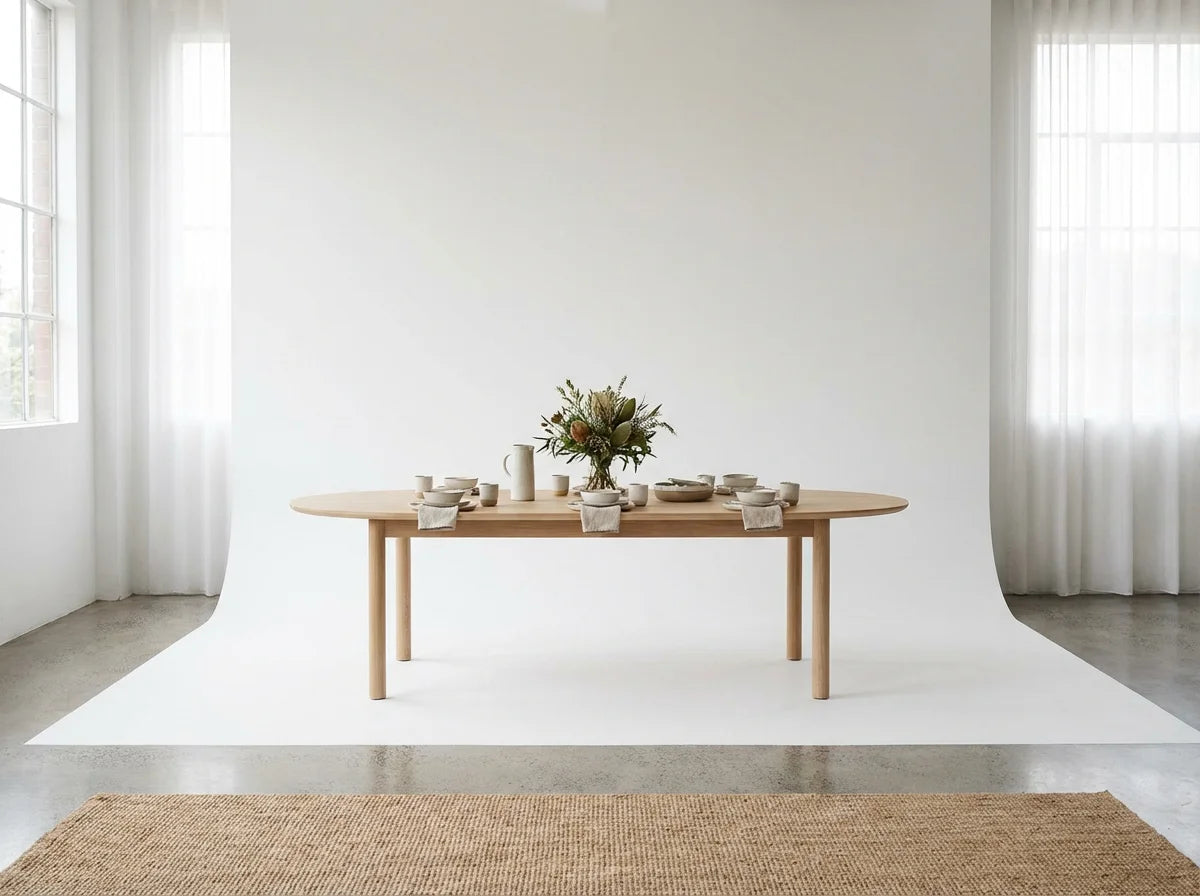 Oslo Oval Oak Dining Table