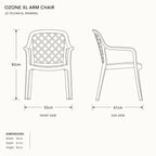 Ozone XL Outdoor Armchair - White