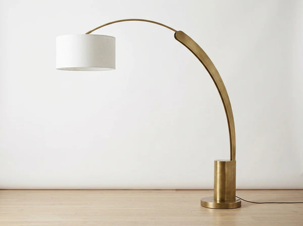 Arc Brass Floor Lamp