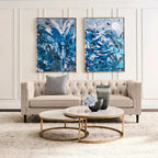 Tuxedo 3 Seater Tufted Sofa - Fawn Linen