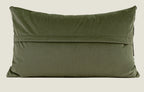 Milan Waffle Weave Lumbar Cushion - Green