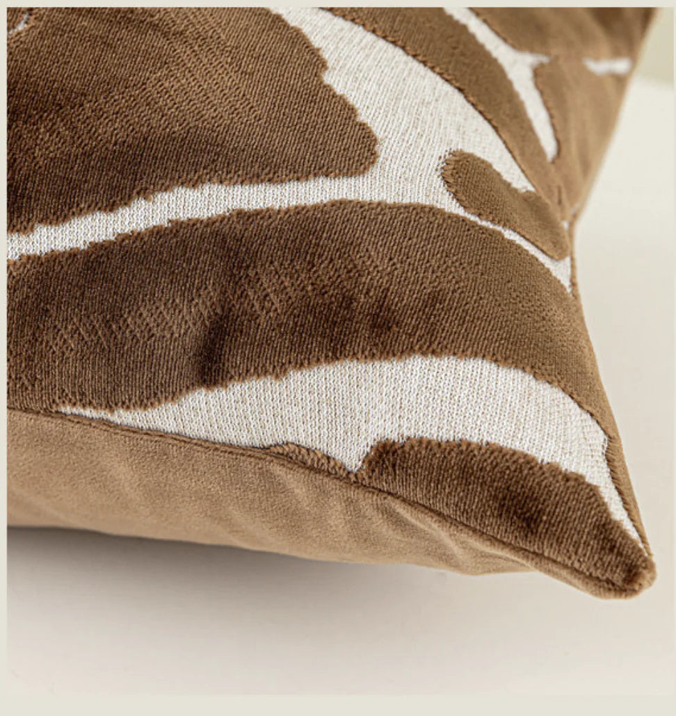 Palermo Chunky Knit Cushion - Brown