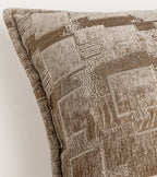 Biarritz Organic Linen Cushion - Light Coffee