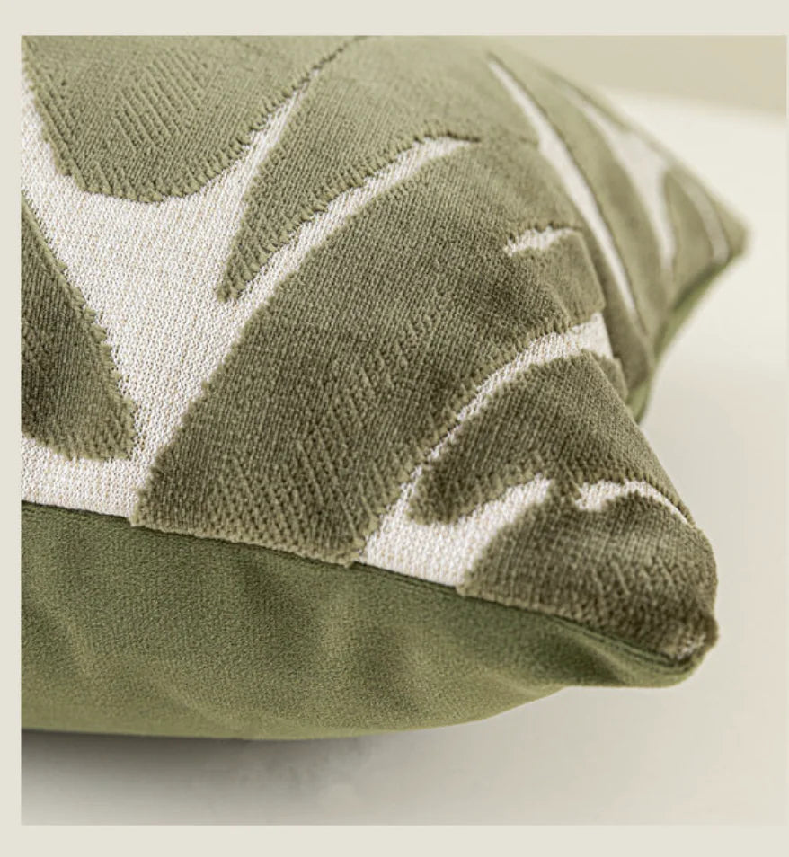 Tuscany Chenille Cushion - Green