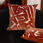 Sorrento Ribbed Velvet Cushion - Oatmeal