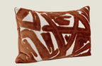 Sorrento Ribbed Velvet Lumbar Cushion - Oatmeal