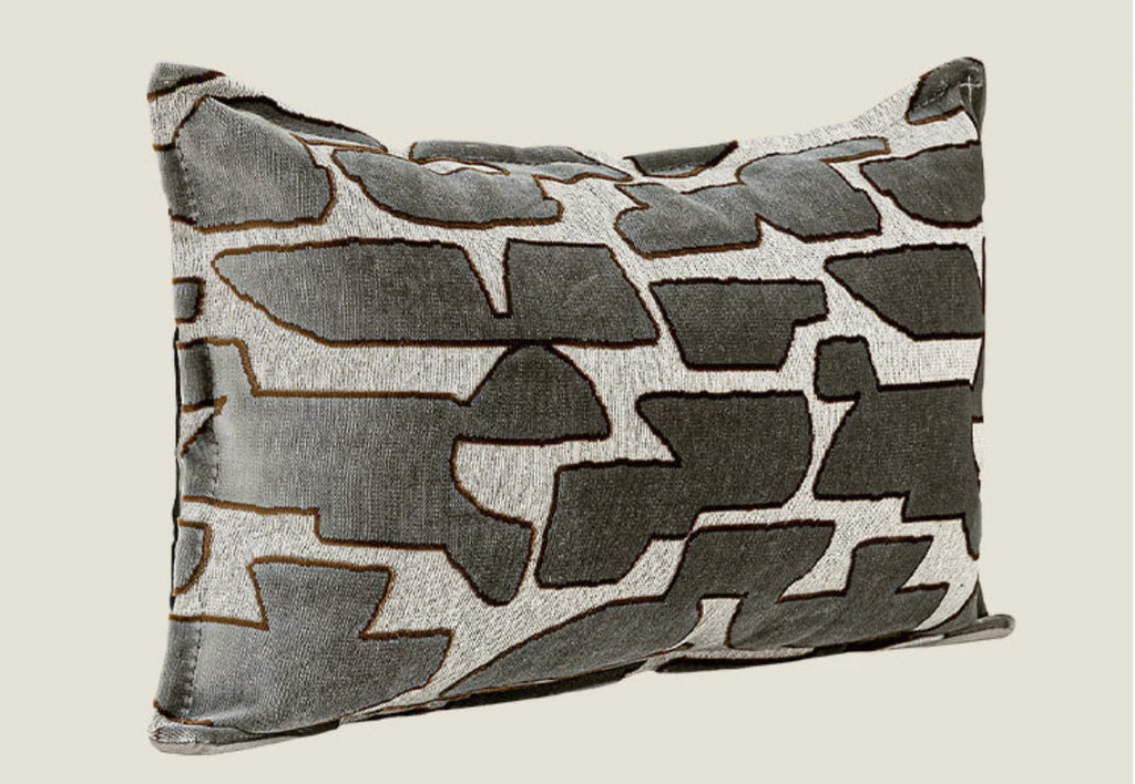 Amalfi Washed Linen Lumbar Cushion - Sage Green