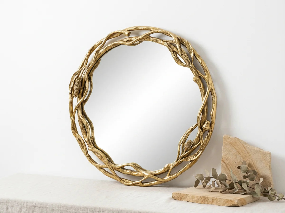 Organic Gold Mirror
