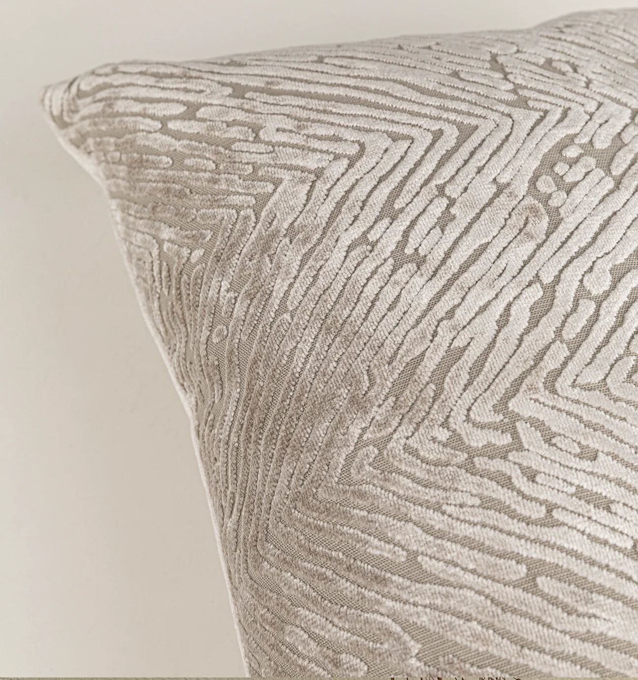 Bento Bouclé Lumbar Cushion - Warm Grey