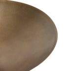 Arc Pedestal Metal Small Tray - Antique Brass