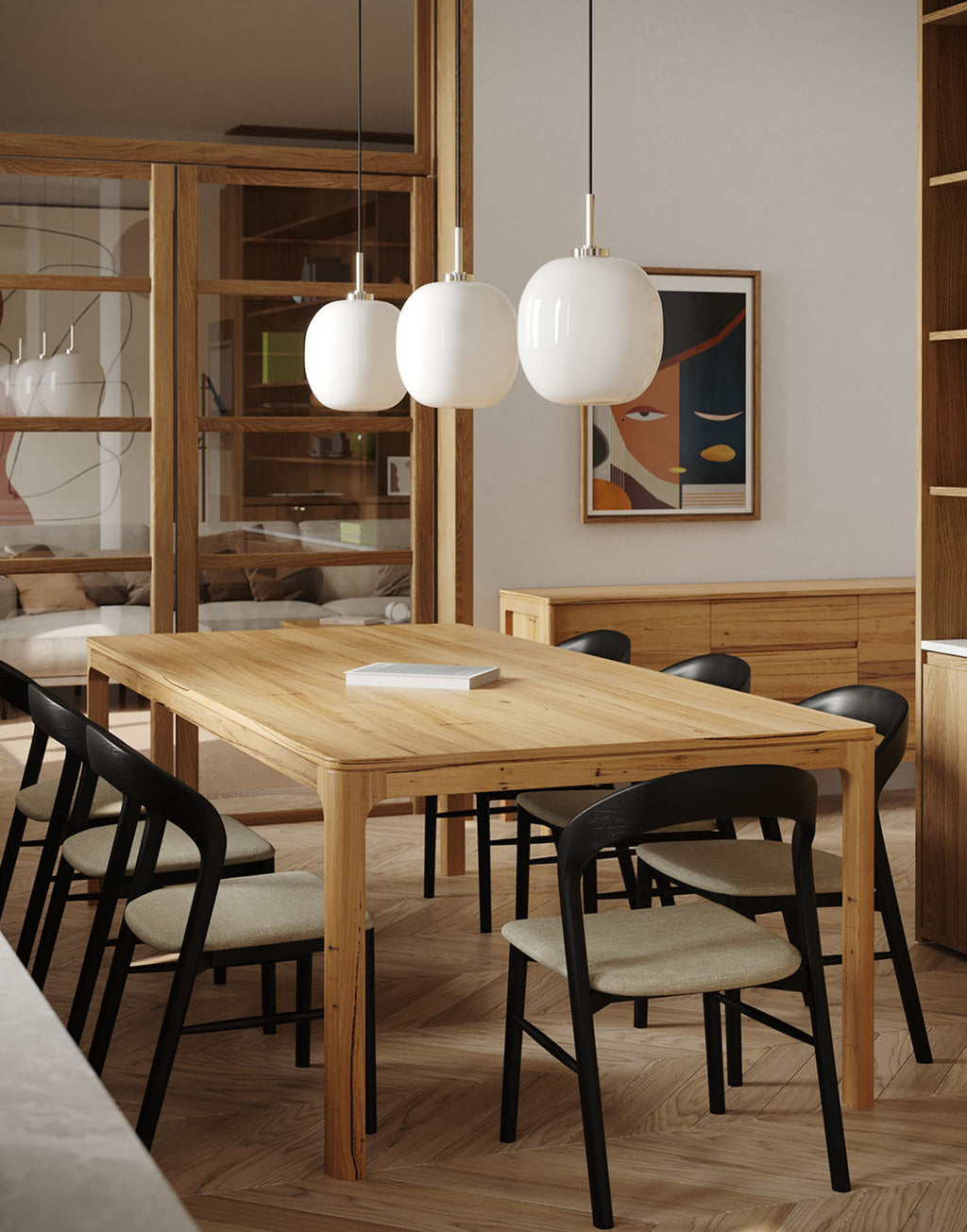 Alessa 1800 Buffet - Wormy Chestnut