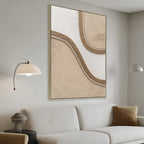 60 x 90cm Framed Canvas - Natural