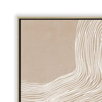 80 x 120cm Framed Canvas - Natural