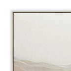 100 x 100cm Framed Canvas - Natural
