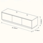 Bond 2200 Entertainment Unit - Walnut