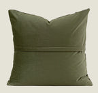 Milan Waffle Weave Cushion - Green