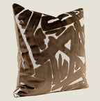 Palermo Chunky Knit Cushion - Brown