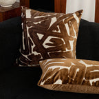 Palermo Chunky Knit Cushion - Brown