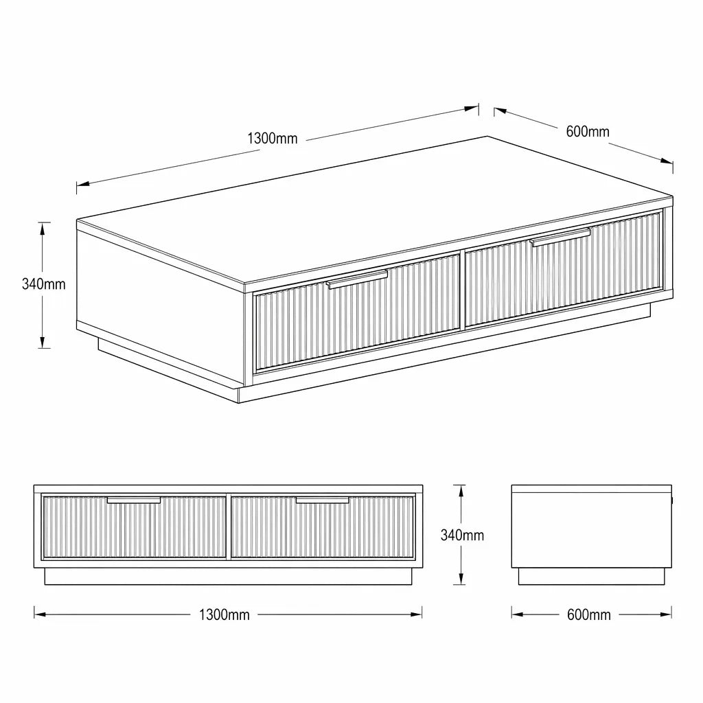 Bond Coffee Table - American Oak