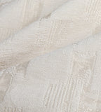 Capri Striped Cotton Cushion - Pearl White
