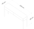 Aksel 2000 Console Table - American Oak
