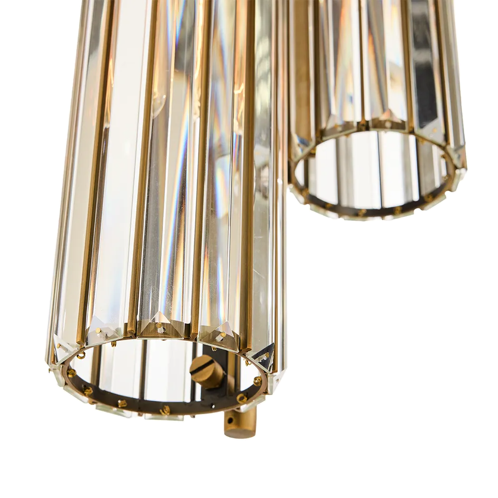 Aurora Crystal Pendant - 3 Globe
