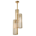 Alana Crystal Pendant - 3 Globe