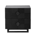 Alton Bedside Table - Large Black