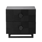 Alton Bedside Table - Large Black