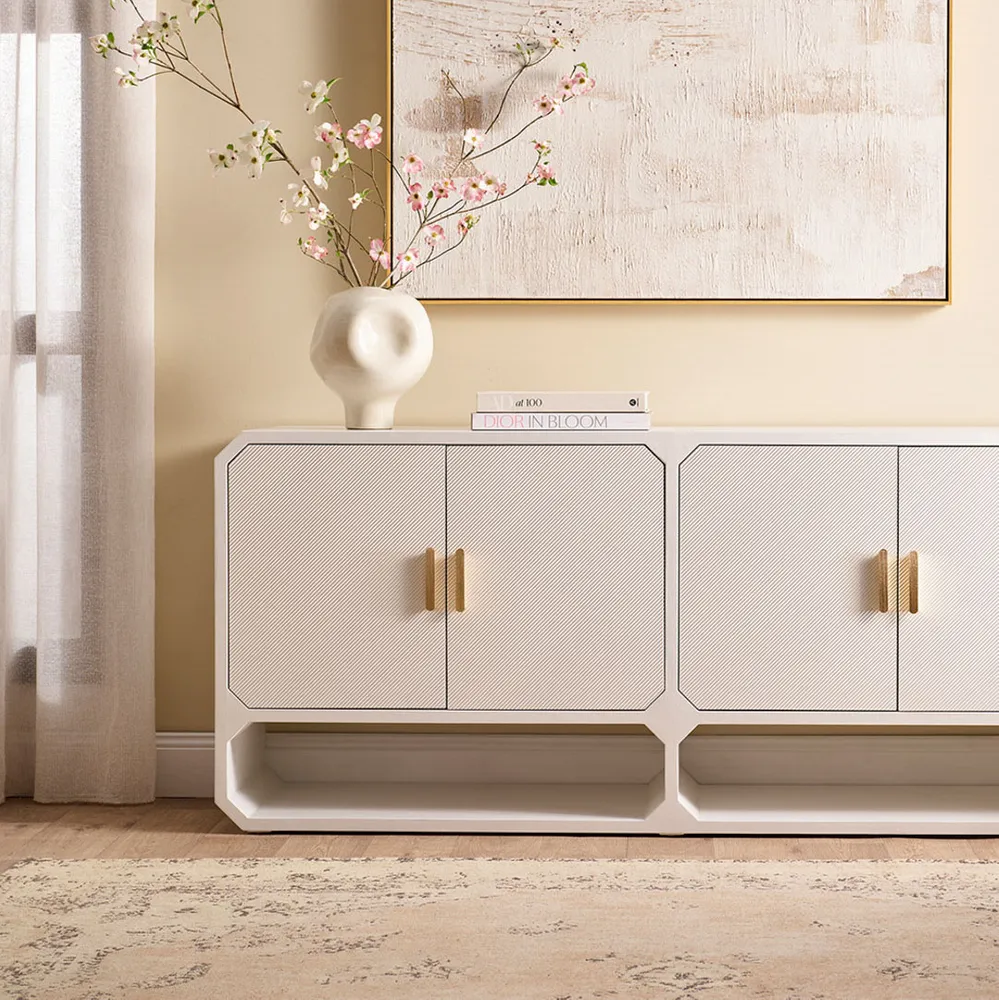 Aldridge Buffet - White