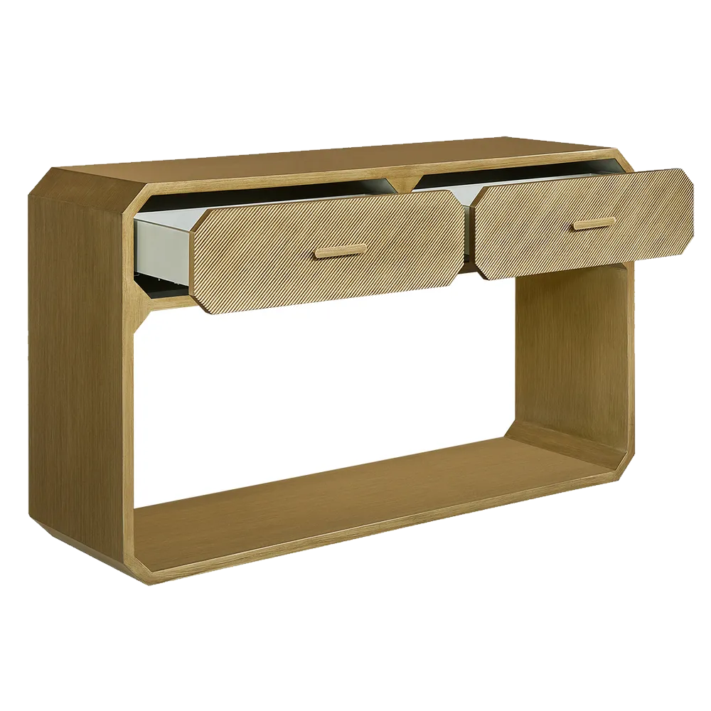 Anderson Console Table - Antique Gold