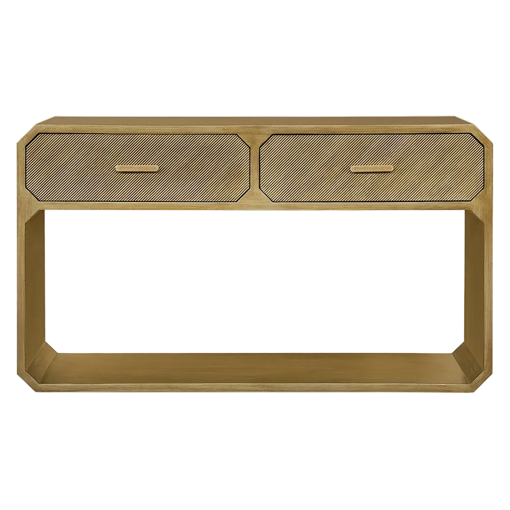 Aldridge Console Table - Antique Gold
