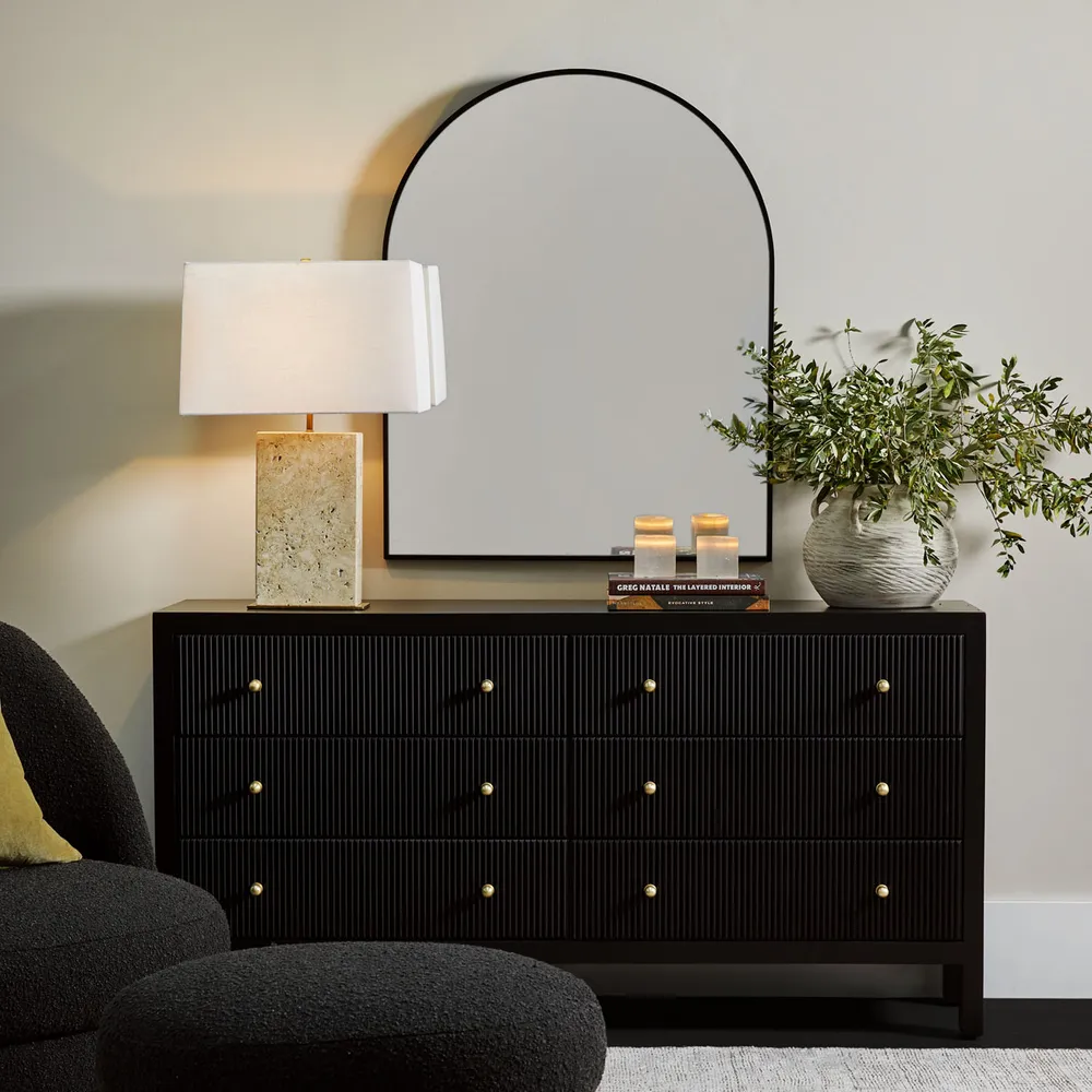 Avondale 6 Drawer Chest - Black