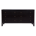 Ariana 6 Drawer Chest - Black