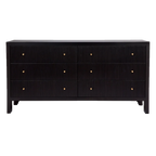 Ariana 6 Drawer Chest - Black