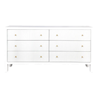 Ariana 6 Drawer Chest - White