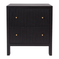 Avondale Large Bedside Table Range - Black