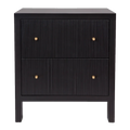 Ariana Large Black Bedside Table Range