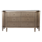 Arielle 6 Drawer Chest - Antique Gold