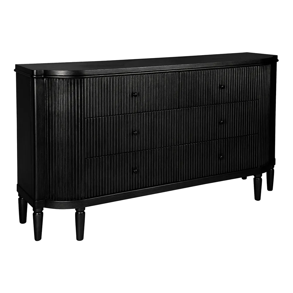 Ainsworth 6 Drawer Chest - Black