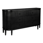 Arielle 6 Drawer Chest - Black