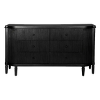 Arielle 6 Drawer Chest - Black