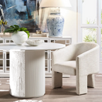 Arlo Round Dining Table - 1.2m White
