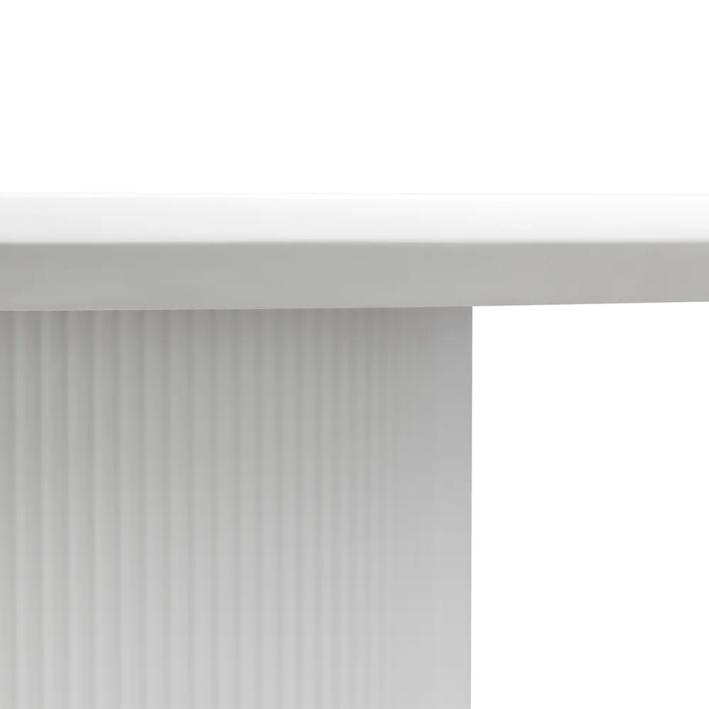 Arcadia Round Dining Table - 1.2m White