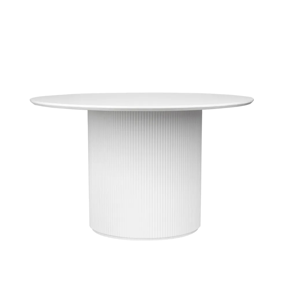 Arcadia Round Dining Table - 1.2m White